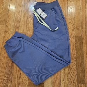 NWT Figs space navy Large high waisted joggers
